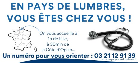 AVIS DE RECHERCHE : serez-vous le nouveau médecin de la Maison de Santé Pluridisciplinaire du Pays de Lumbres ?
